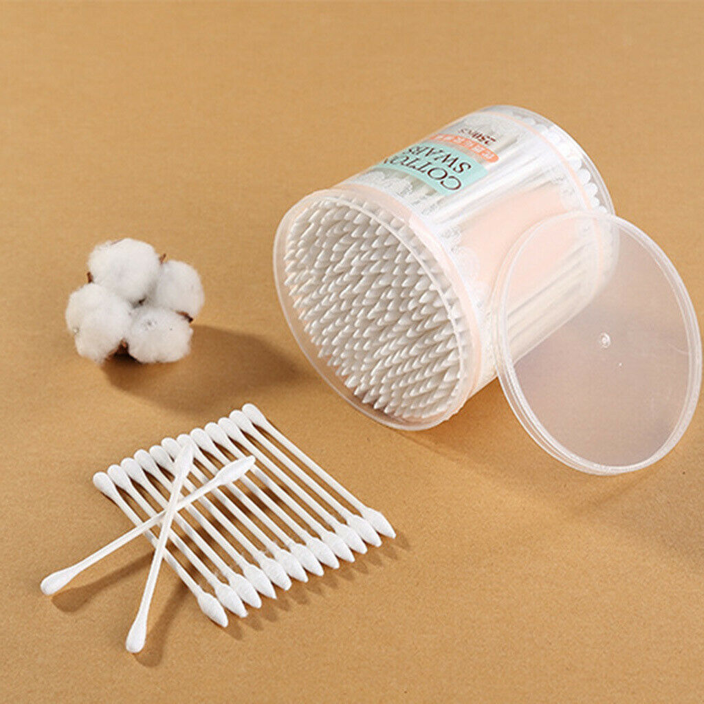 250pcs Cotton Swabs Gun Tip Applicator Makeup Tools Eyelash Extension White