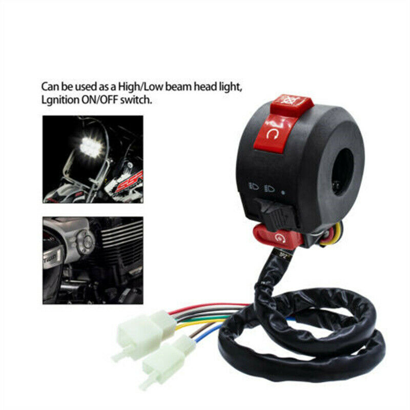 7/8'' 22mm Kill Light Starter Switch For 50cc-250cc QUAD ATV Dirt Bike Pit Pro