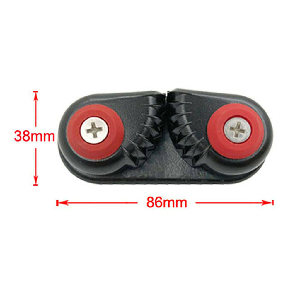 Portable Boat Cam Cleats, Aluminium Fast Entry Kayak Sailing Sailboat Ball