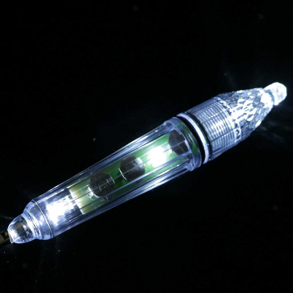 Deep Drop Fishing Lure Light Underwater Night Fishing Decoy Light White