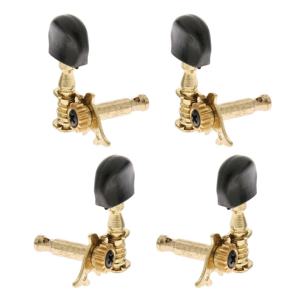 4 Pieces Open Tuning Tuners Mechanics For 4 Strings Ukuleles Guitar Accessories
