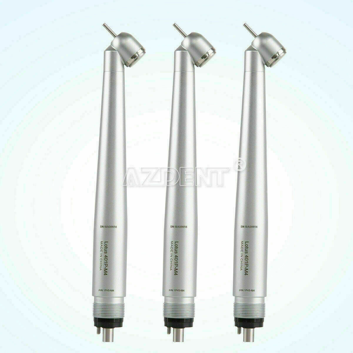 Dental 45°High Speed Handpiece 135℃ Autoclavable Single Way Spray Push Button 4H