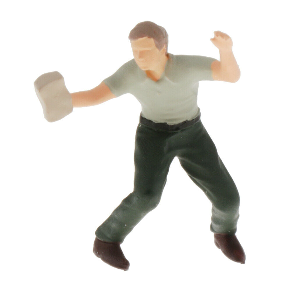 Standard 1:64 People Figures Woman Man Playset Scene DIORAMAS LAYOUT S Scale
