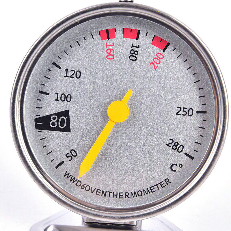 1PCS Kitchen Thermometer Stainless Steel Dial Cooking Oven Thermometer KitchBDA