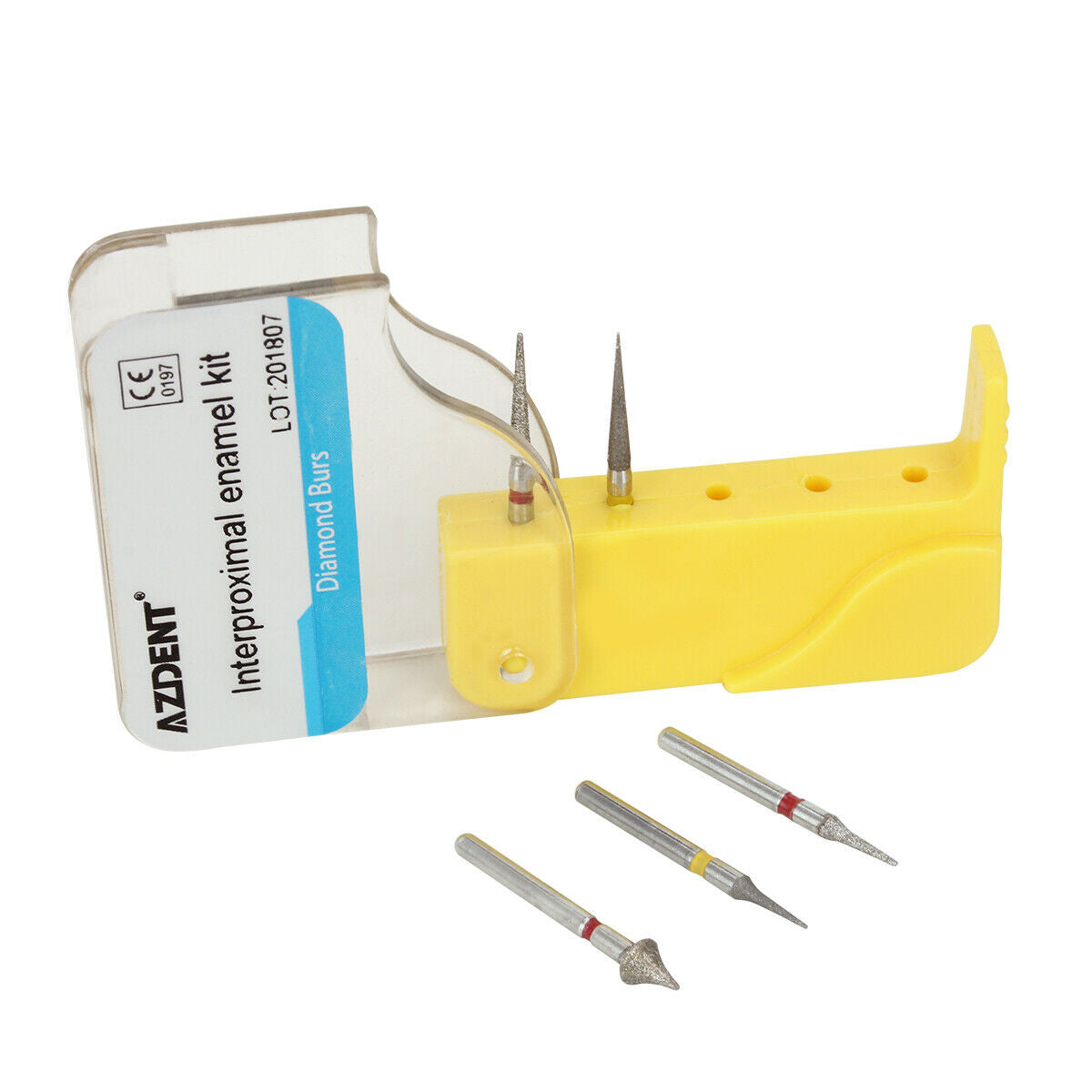 100 Kits Dental High Speed Diamond Burs Orthodontic Interproximal Enamel Set