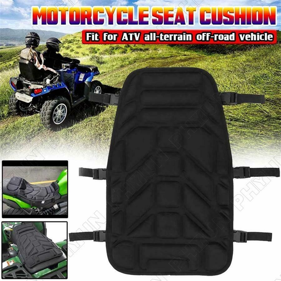 Black Foam ATV UTV Seat Pad Cover Protector Cushion Water Resistant Universal
