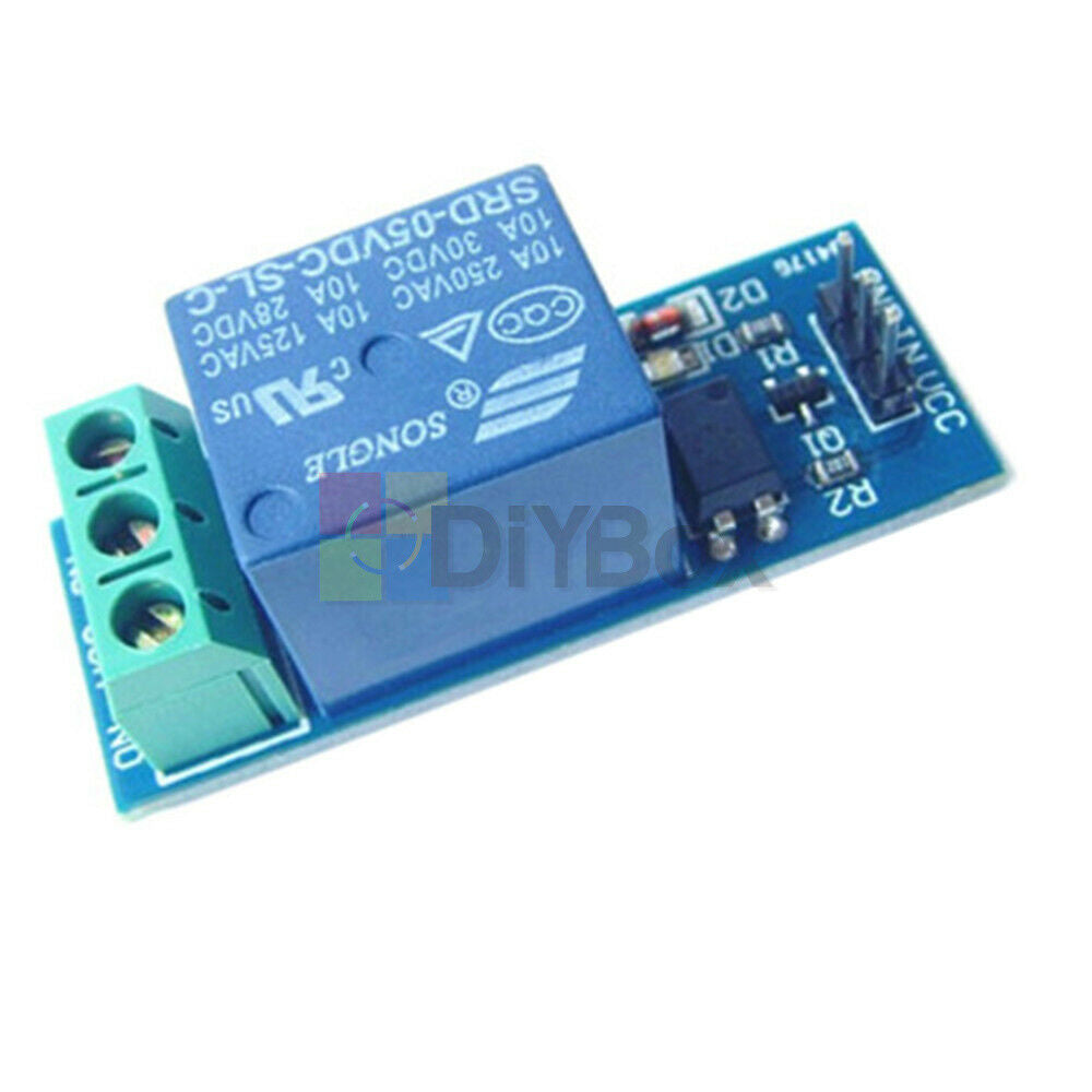 5V 1 Channel 1-CH Relay Shield Module w/ Optocoupler For PIC AVR DSP ARM Arduino