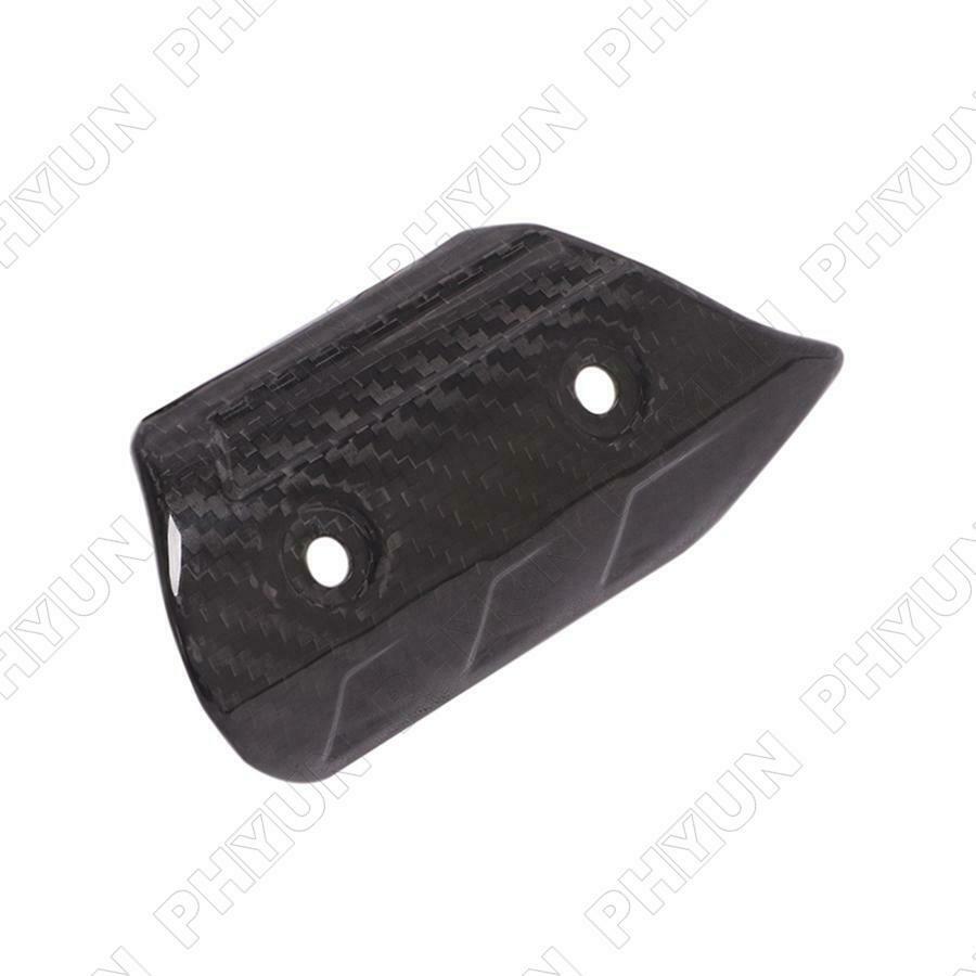 Carbon Fiber Motorcycle Exhaust Link Pipe Protector Heat Shield Cover Universal