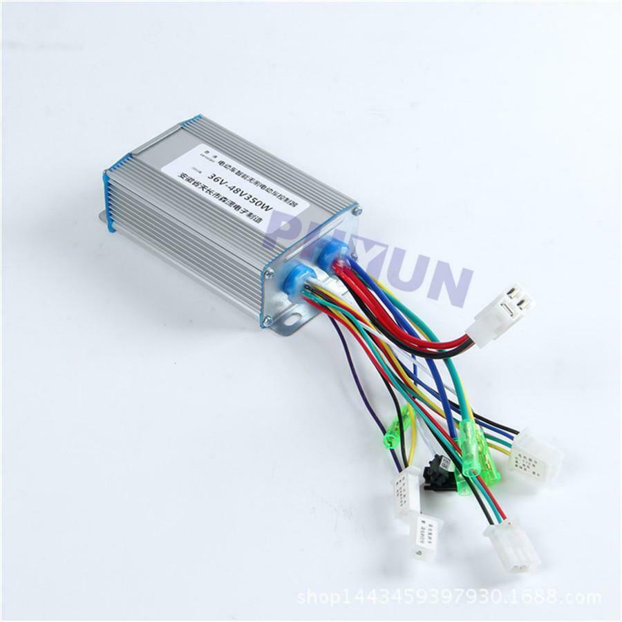 DC 36V/48V 350W Steel+Aluminium Scooter Brushless Motor Electric Bike Controller