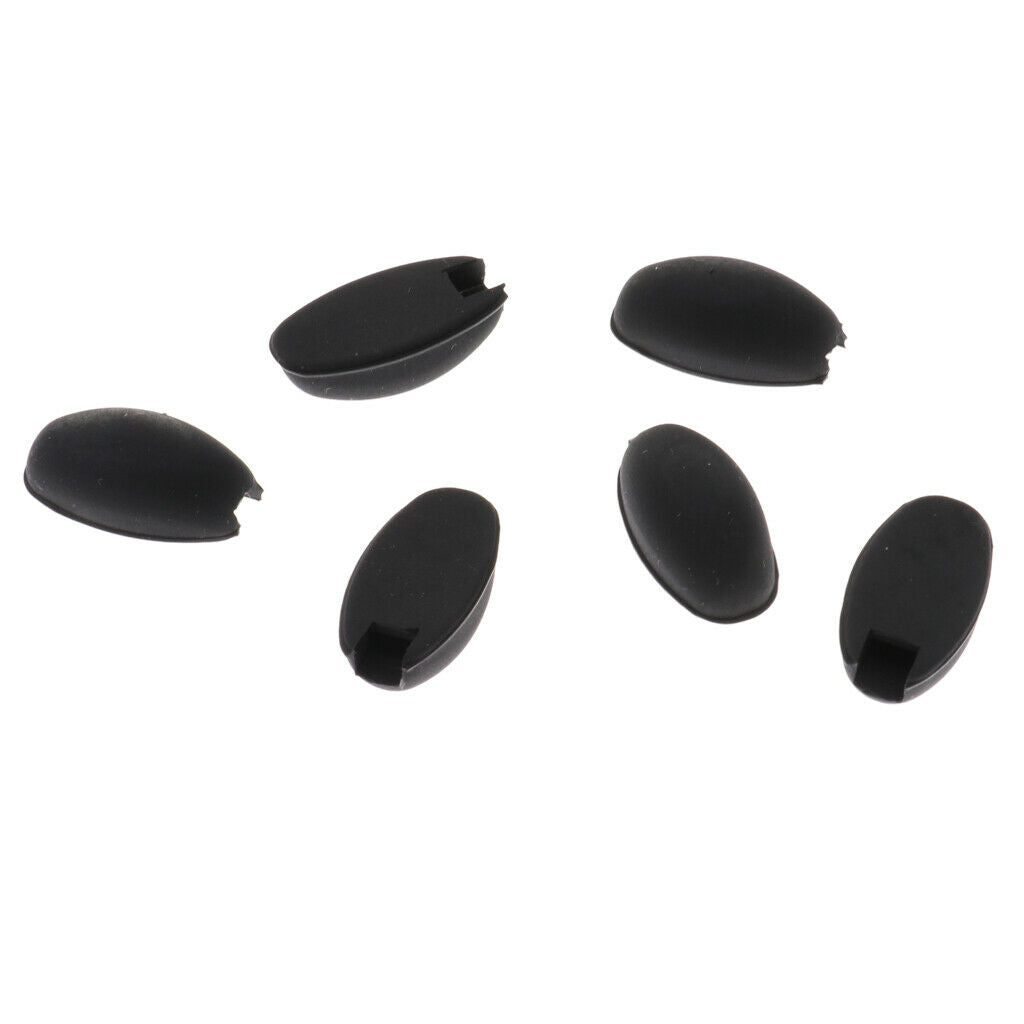 6pcs Saxophone Rubber Key Risers for Wind Woodwind Instrument Parts