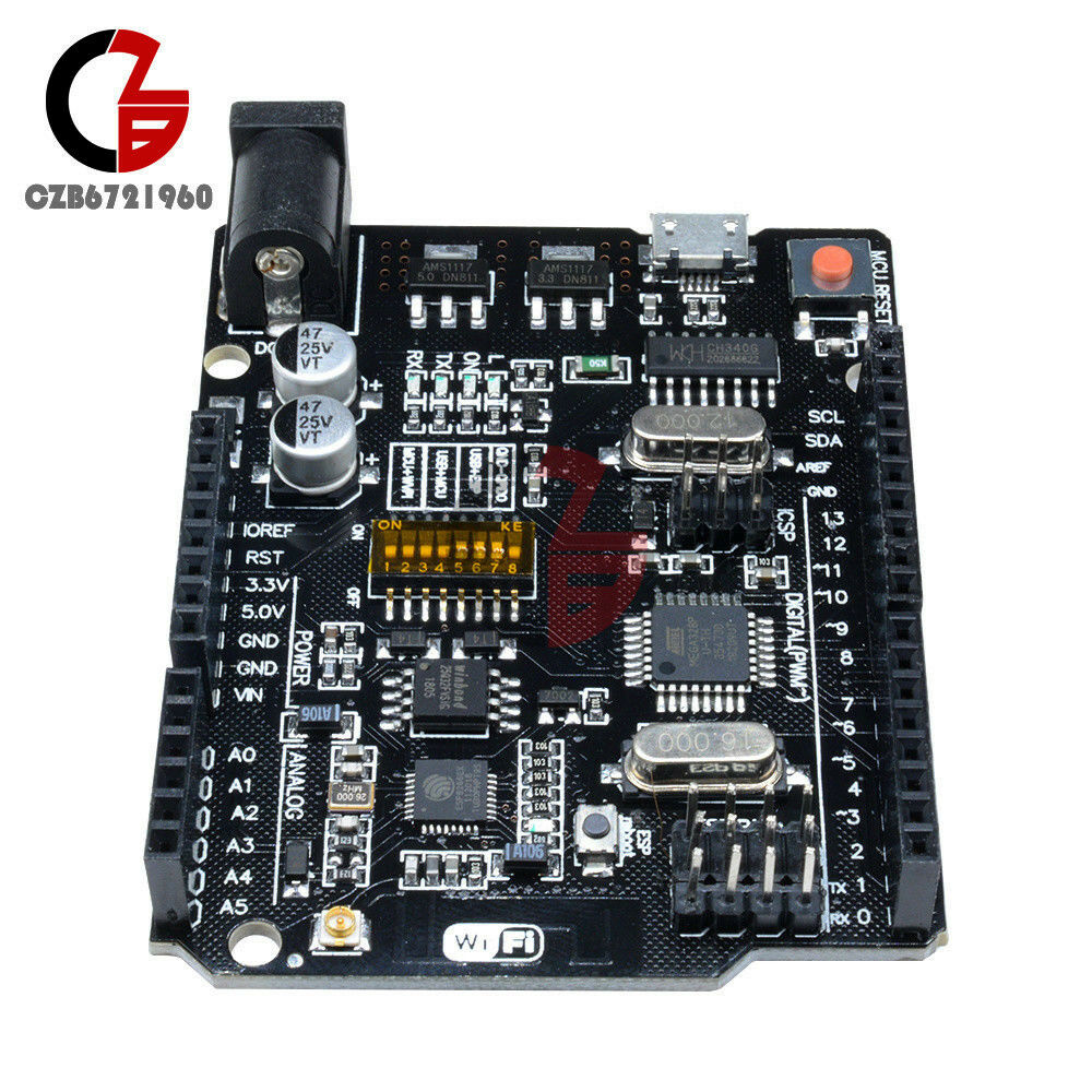 UNO+WiFi R3 ATmega328P+ESP8266 (32Mb memory) USB-TTL NodeMCU CH340G For Arduino
