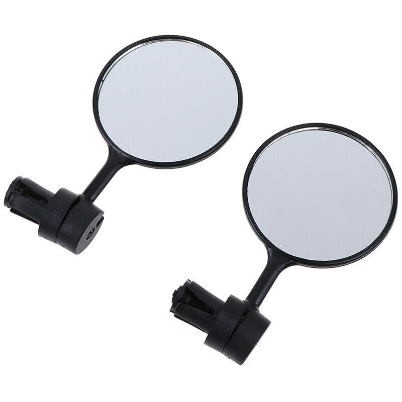 2 pcs/lot Universal Rotate Cycling Bike Handlebar Rear View Glass Adjust^.l8