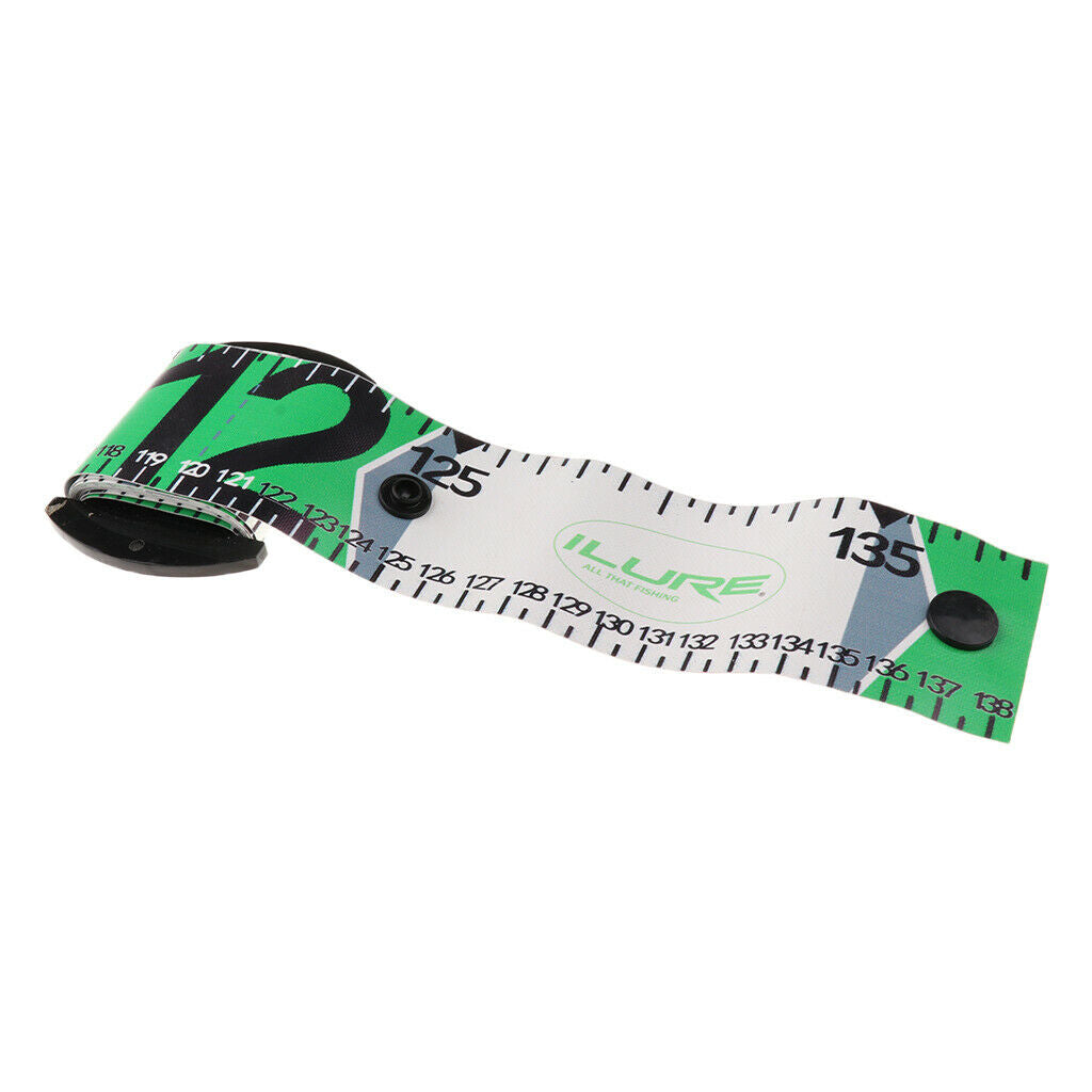 1.38m Fishing Ruler Acrylic Fiber Waterproof Long Soft Carp   Rulers Green