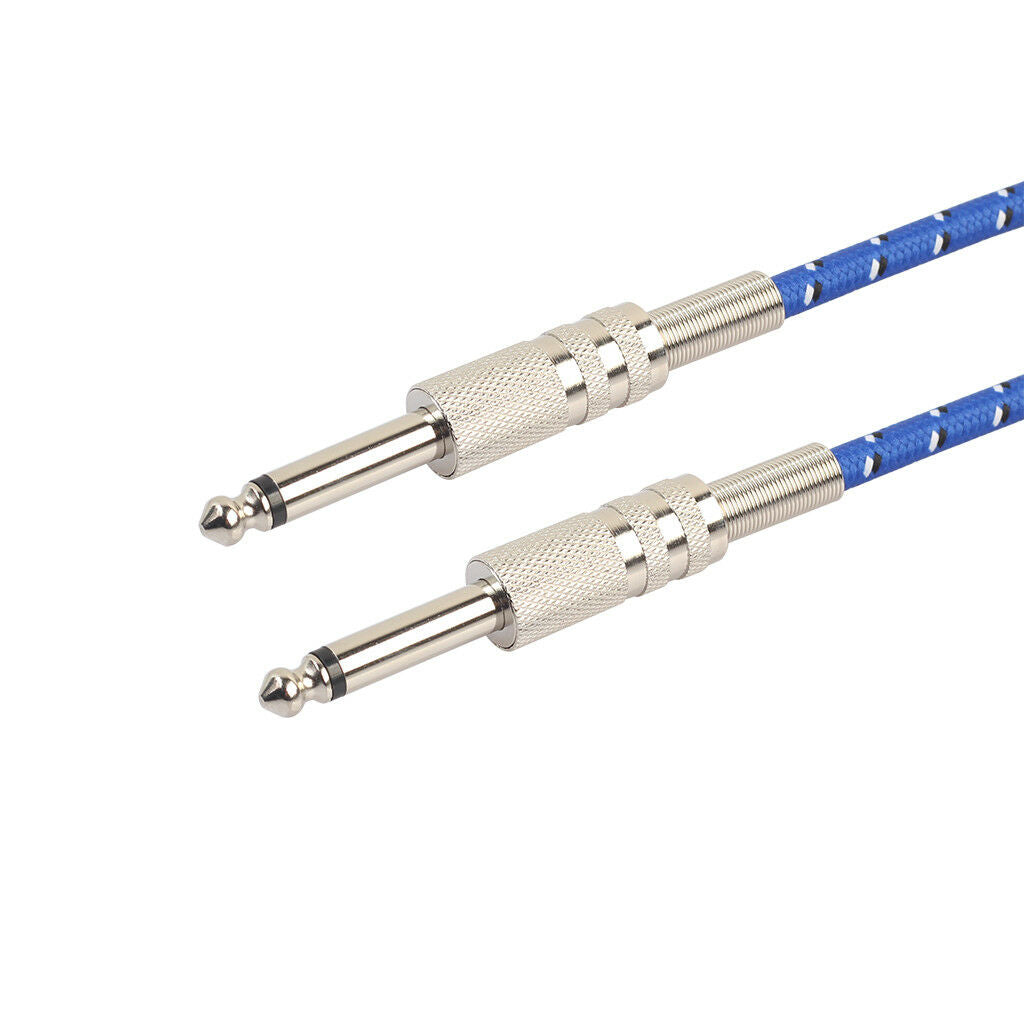 16.4ft -Guitar Bass Instrument Cable for Amp - 1/4-Inch Straight to Straight