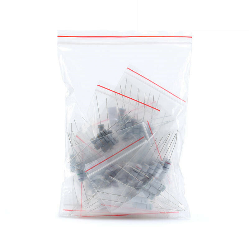 300pcs 1Kohm-2Mohm 1W carbon film resistor package/component package