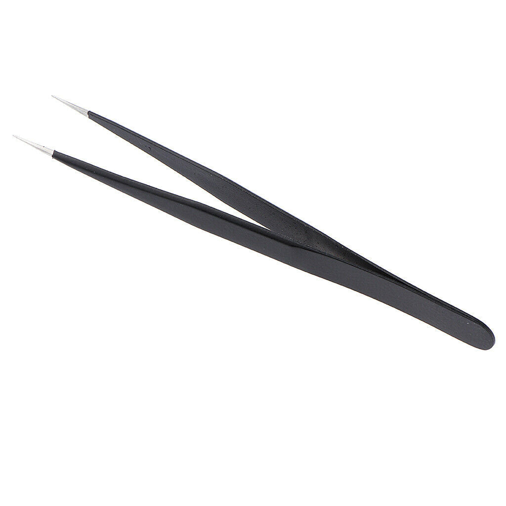 Stainless Steel Eyelash Extension Tweezer Pincet Vetus Makeup Tools Straight
