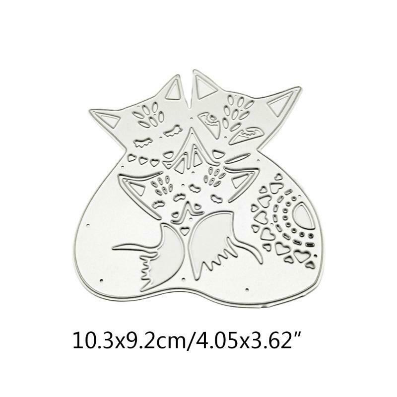 Cat Metal Cutting Die Creative Animal Shape Embossing Template Cutting Stencil