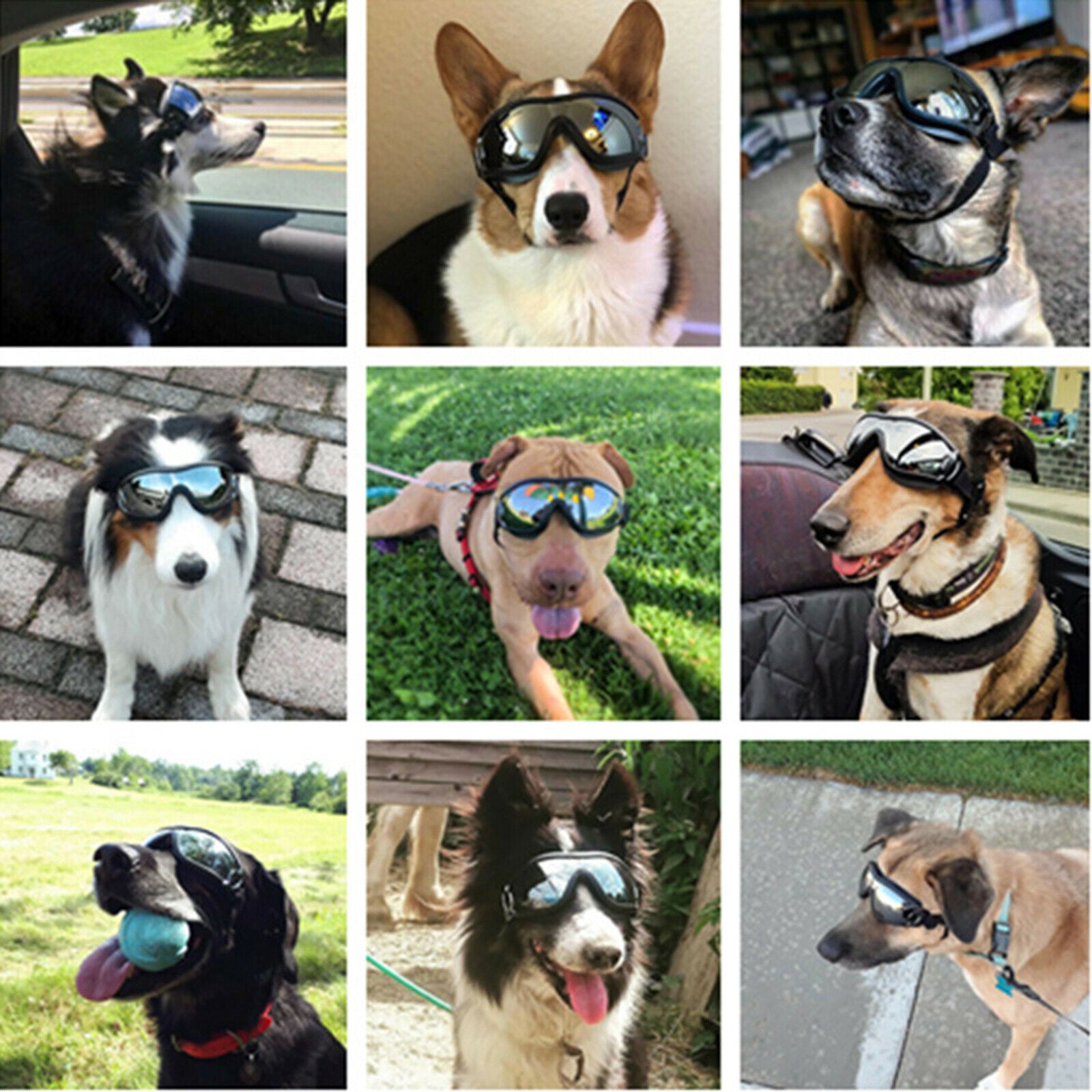Pet Dog Anti-UV Sunglasses Sun Glasses Goggles Eye Wear Protection Goggles
