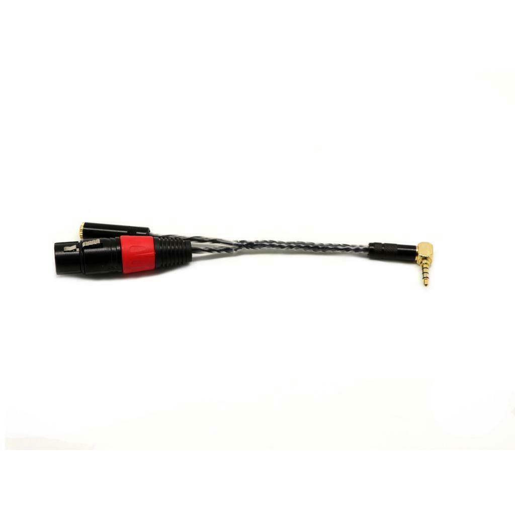 Microphone Cable 3.5mm Male to XLR Female and 3.5mm Female Cable black