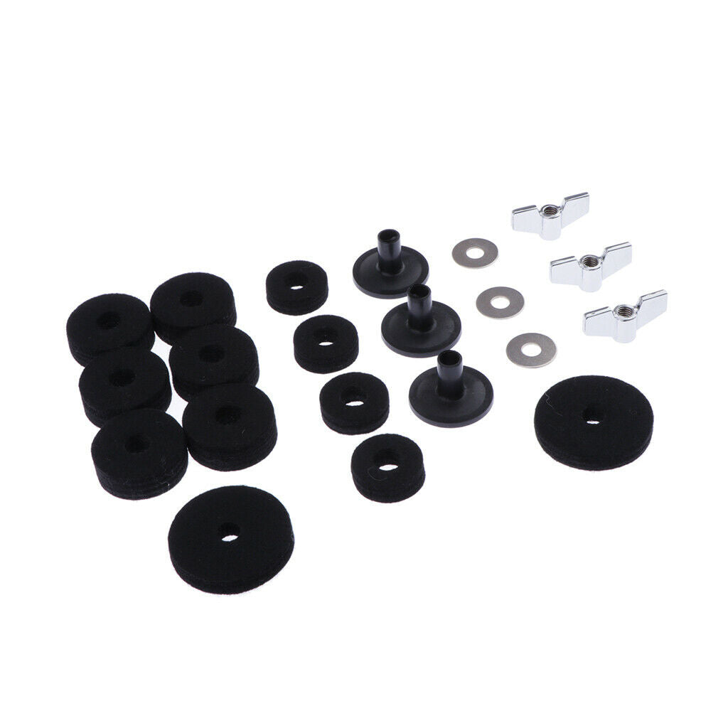 1 Pack Cymbal Spare Parts, Felt Cymbal Sleeves for