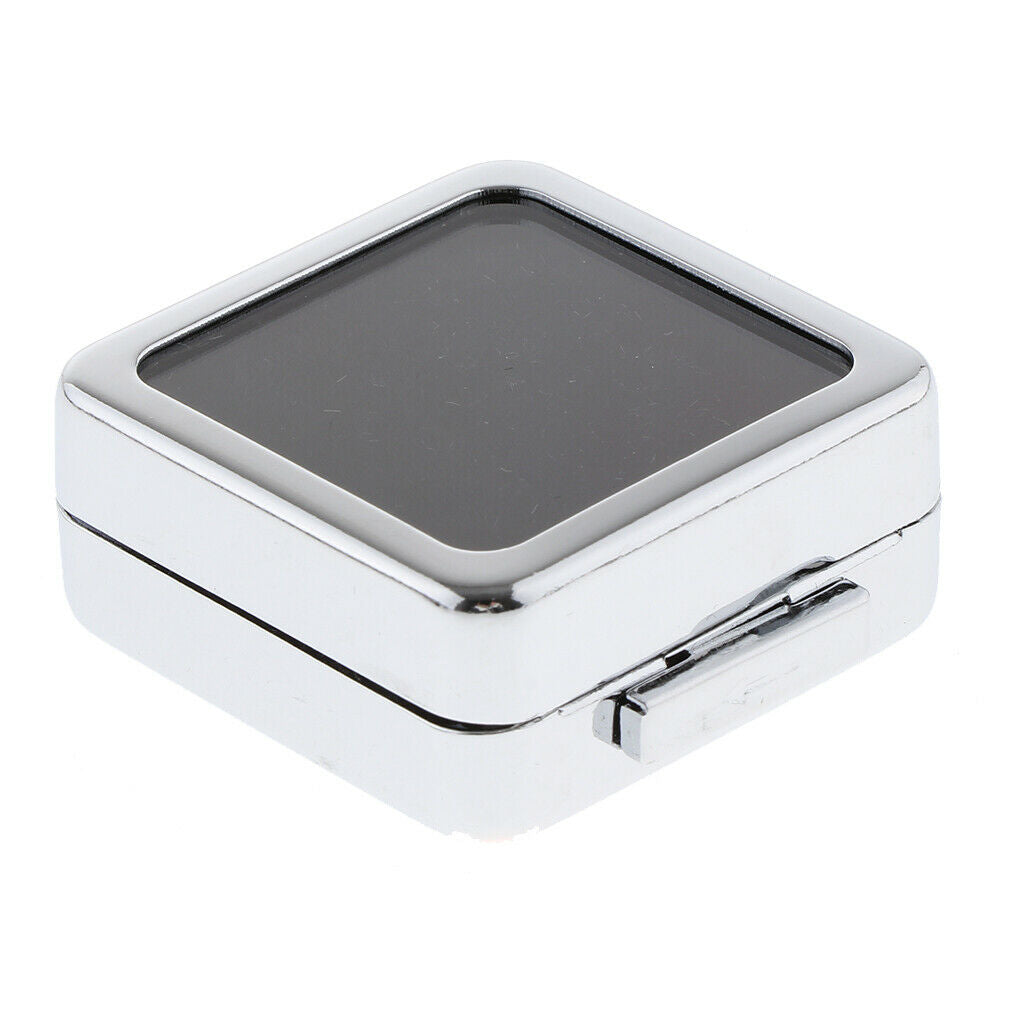 3pcs Metal Jewelry Gift Box Loose Diamond Box Jewelry Organizer Case
