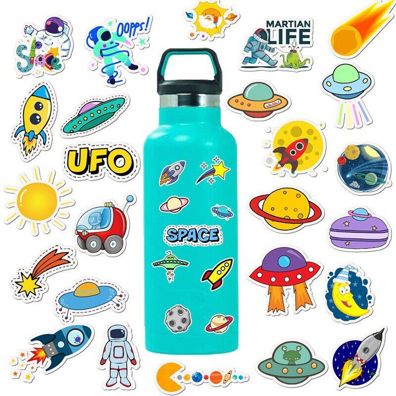50pcs VSCO Stickers Pack Waterproof Cool Girl Stickers For Skateboard Suitc_DF