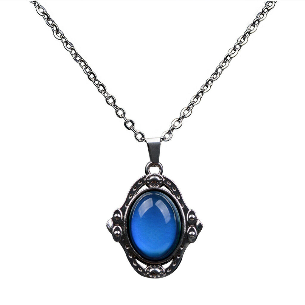 2 pieces necklace pendant women fashion jewelry color changing necklace