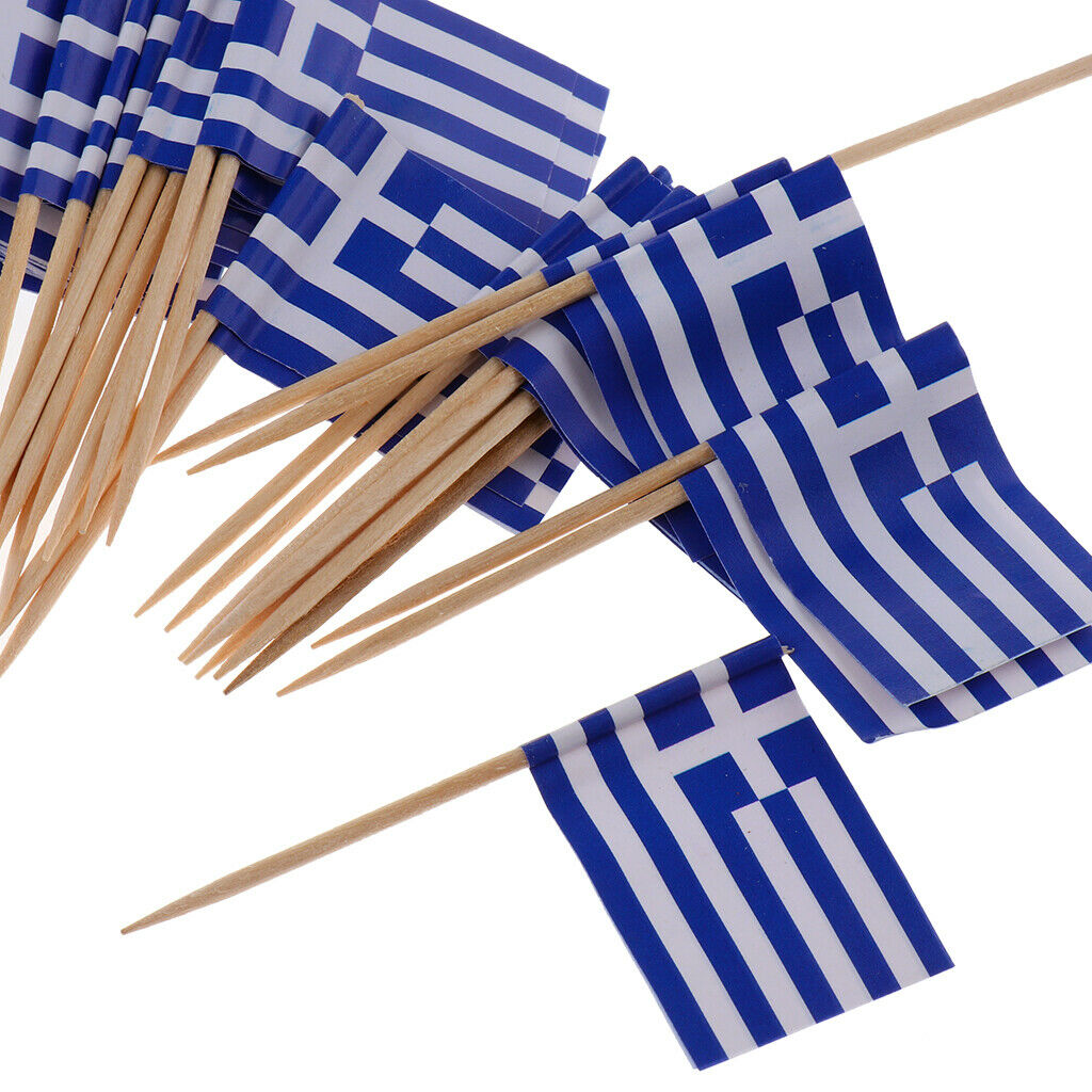 400 Pcs Cupcake Toppers Flag, Country Toothpick Flag, Small Mini Stick Flags