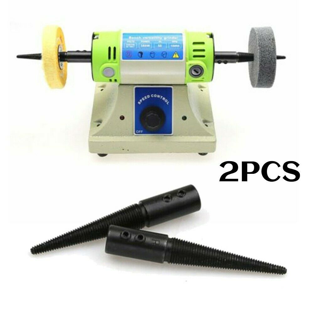 2Pcs Left and Right Polishing Wheel Axle Table Grinder Grinder Connecting Rod