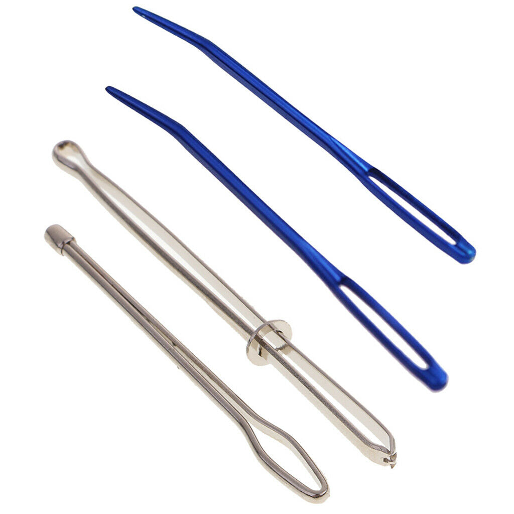 4pcs Bodkin Needles Pinch Thread Ribbon Elastic Wool Rugs Crafts Repair Tools