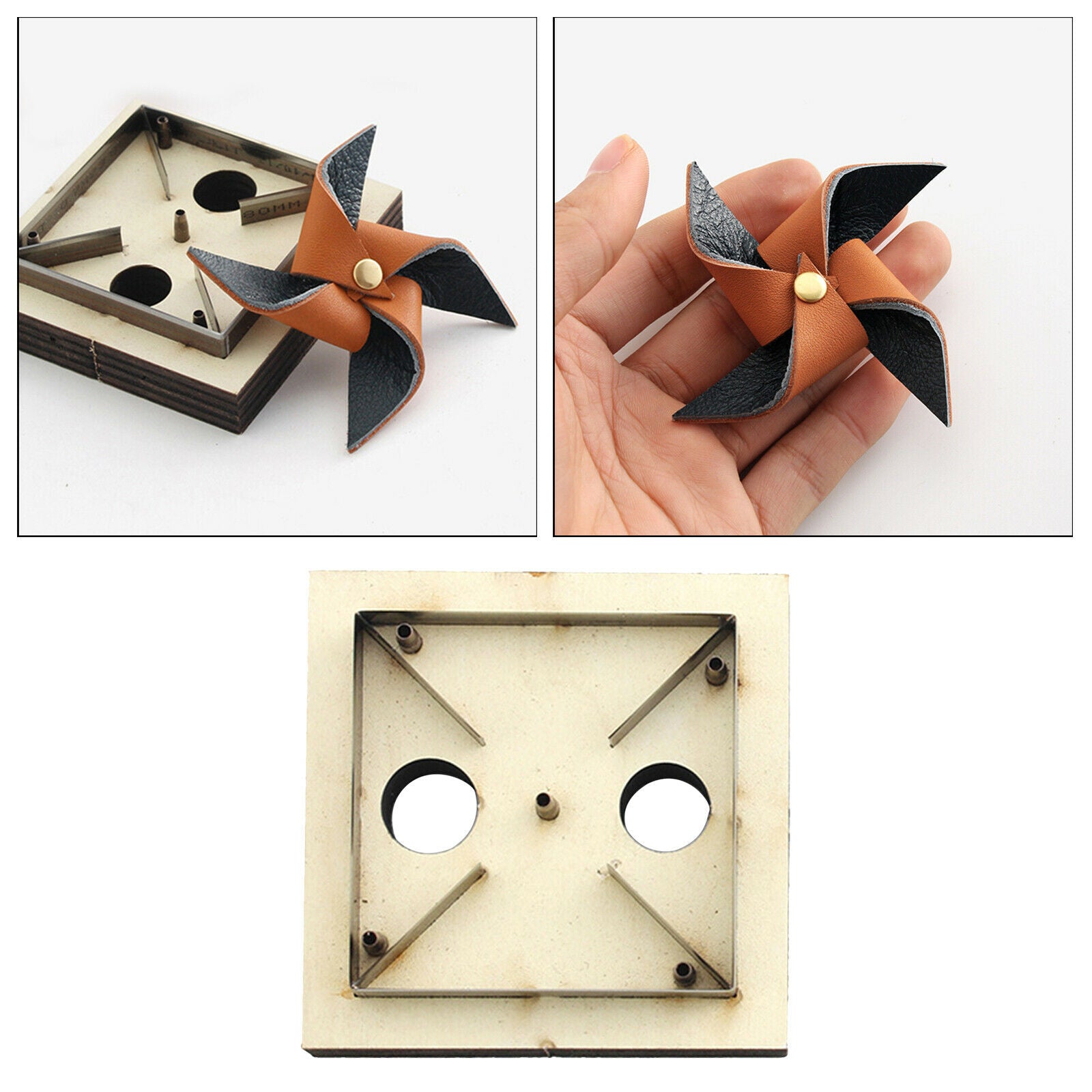 DIY Leather Cutter Steel Punch Cutting Dies Shape for Windmill Jewelry
