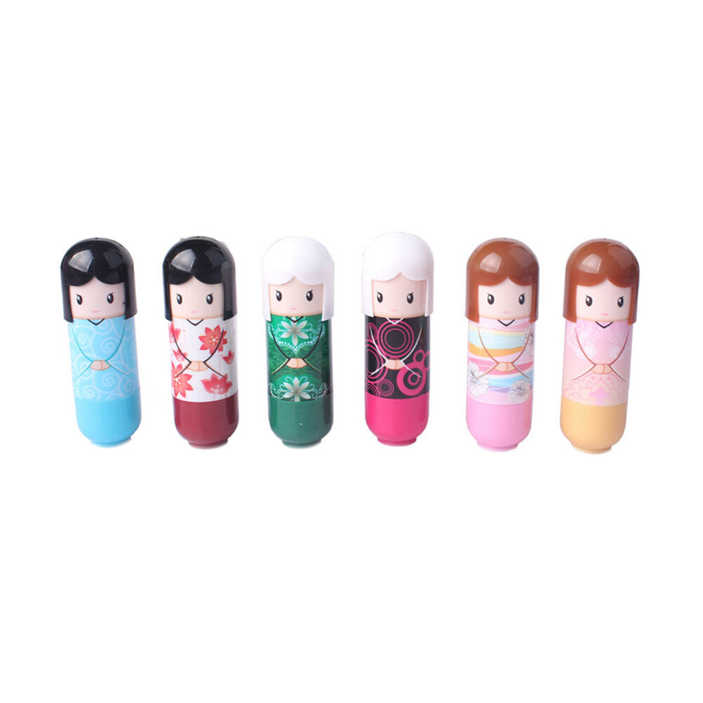1x  Fruit Flavors Lovely Pure Natural Women Baby Lip Balm Lipstick Lip Gloss BDA