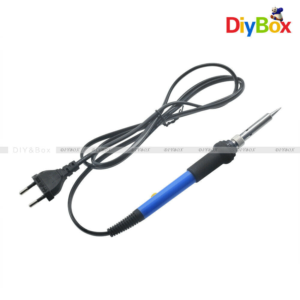 220V Temperature Adjust Electric Welding Soldering Iron Heat Gun Pencil EU Plug