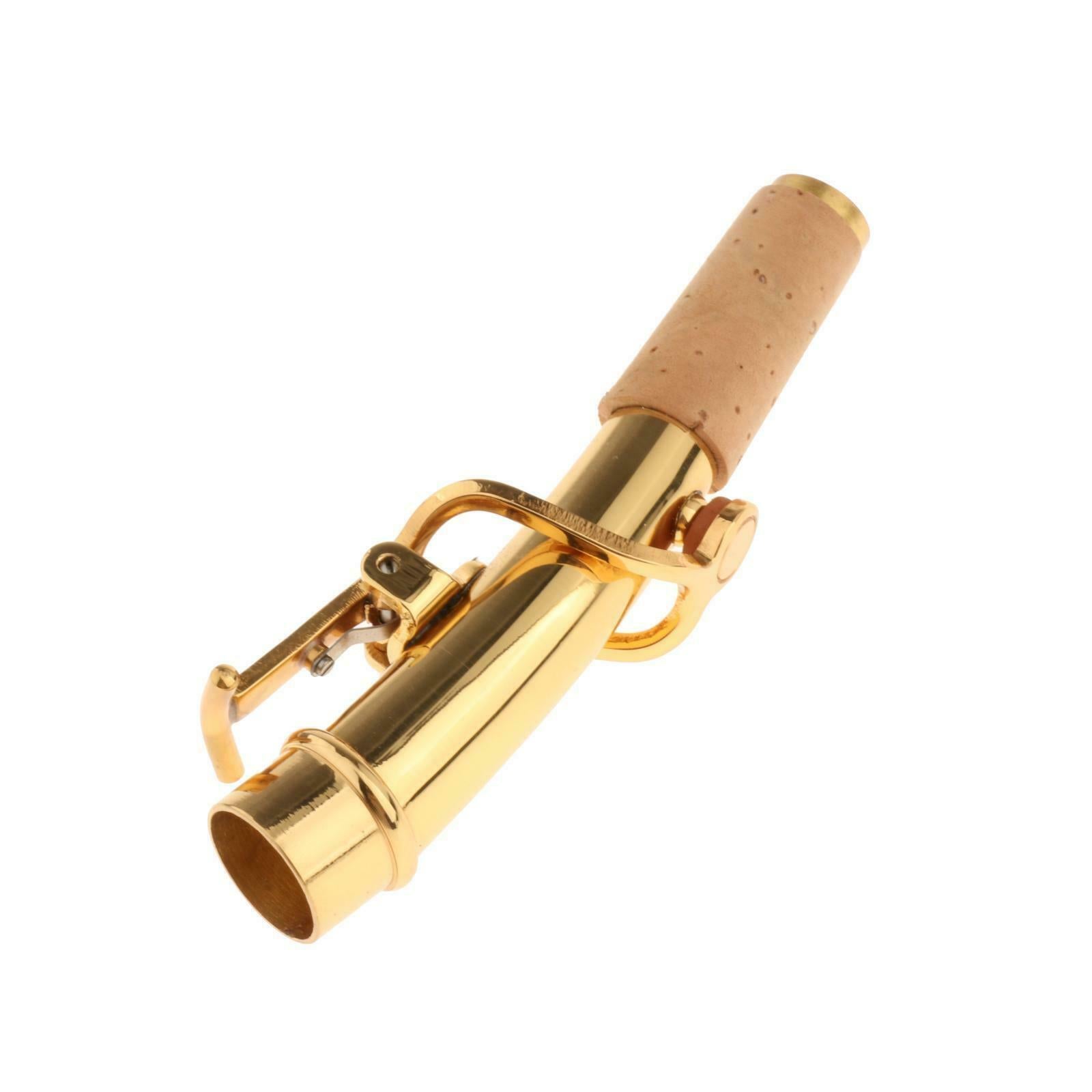 Brass Soprano Saxophone Bend Neck Woodwind Instrument Replacements Parts
