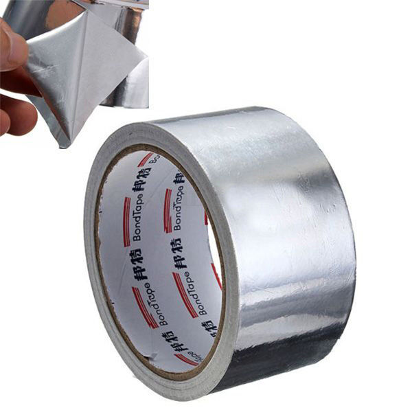 4.8cm Aluminum Foil Heat Shield Tape HVAC Heating A/C Sealing Adhesive