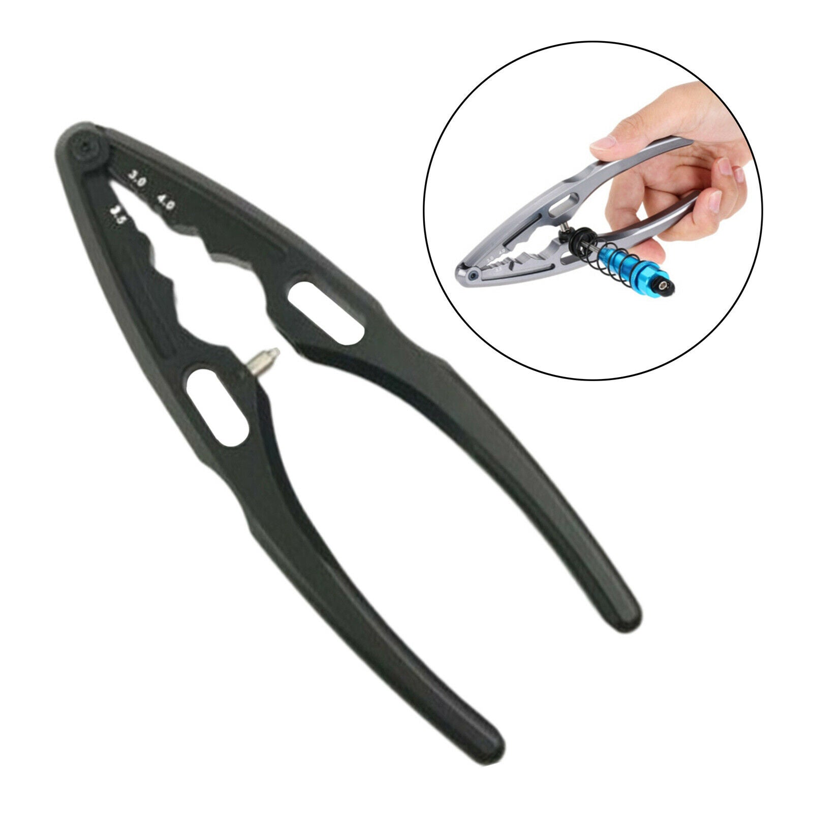 Steel RC Multi Shock Pliers Shaft Pliers Clamp Maintenance for Car Parts