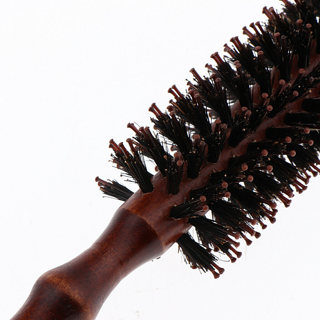 Anti-Static Round Hairbrush Hair Curling Styling Blow Dry Rolled Brush Comb S