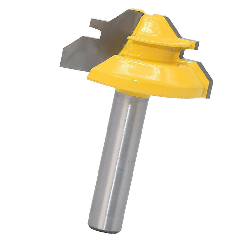 45 Deg Lock Miter Router Bit - 8mm *1-3/8" - 8mm Shank