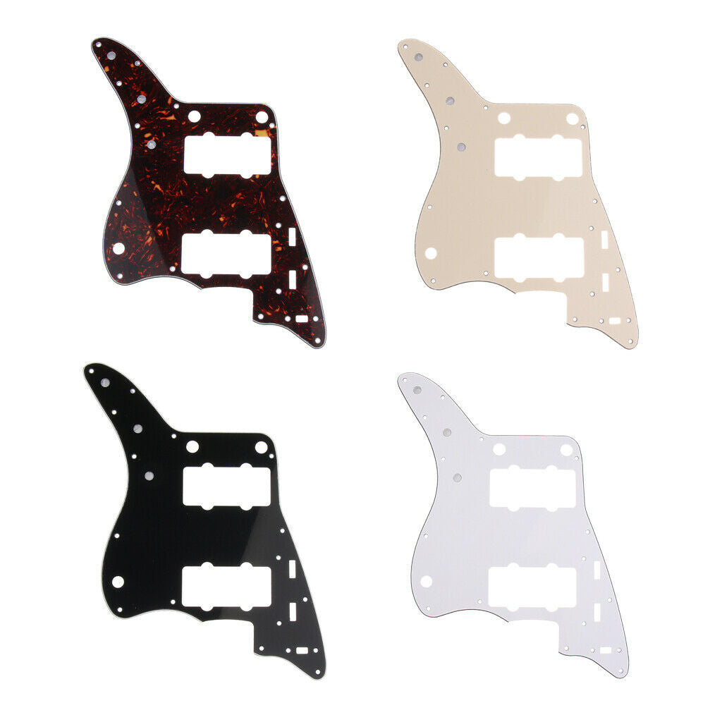Electric Guitar Pickguard Scratch Plate for Guitar Replacement Parts White