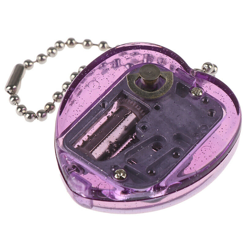 Creative Mini Acrylic Heart-Shaped Musical Box Music Box The Sky Music Tune FDBD
