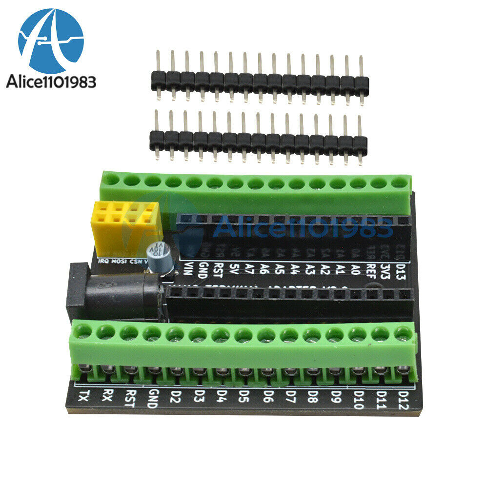 Nano V3.0 AVR DC NRF2401 Screw Terminal Expansion Adapter Board For Arduino