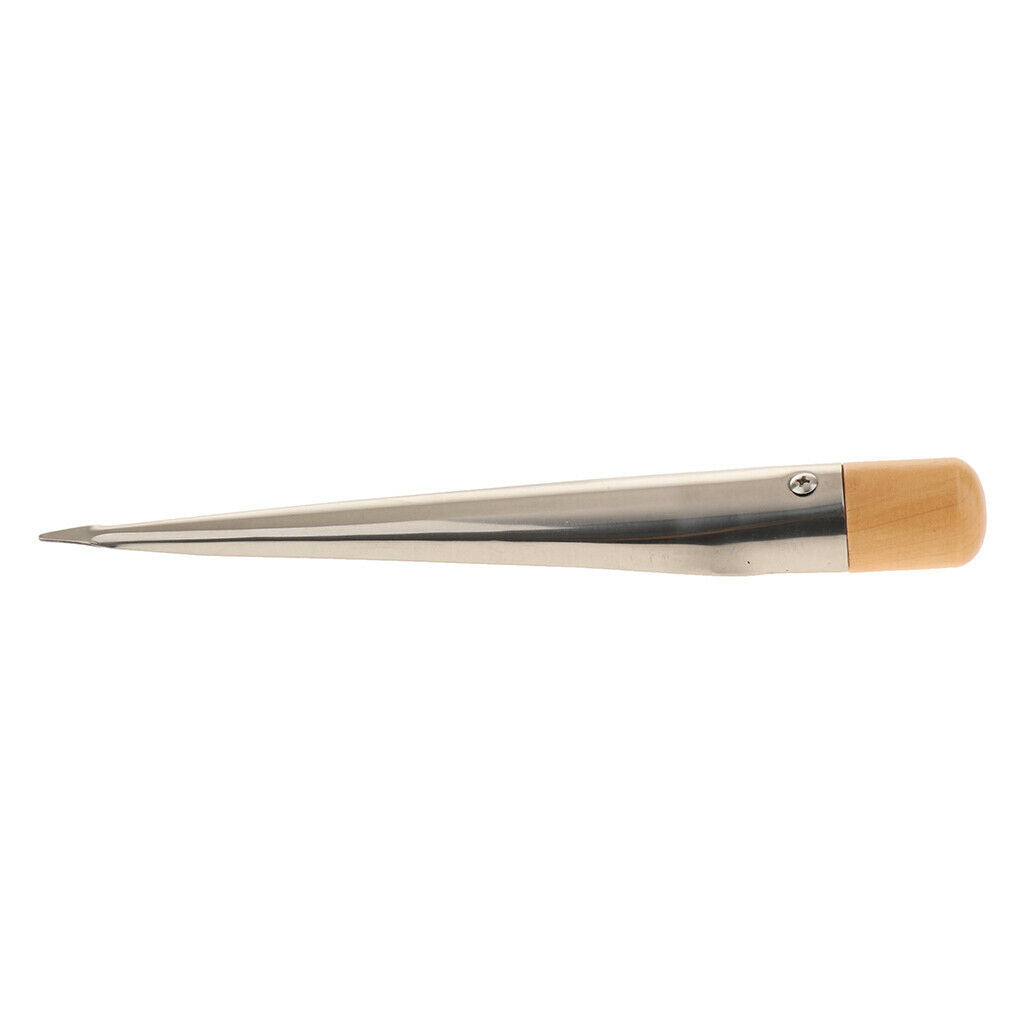 Marine City Wood Handle Stainless Steel Splicing Spike for Rope Large M