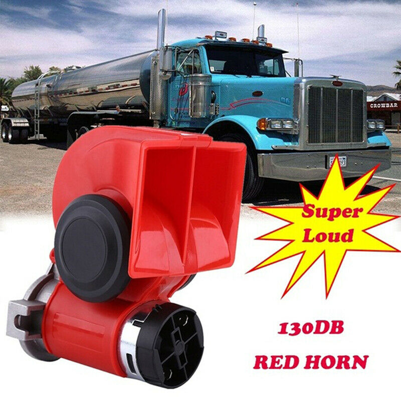 120dB Air Horn Dual Trumpet Loud Truck Train Lorry Boat Motorcycle Car 12V 18DD