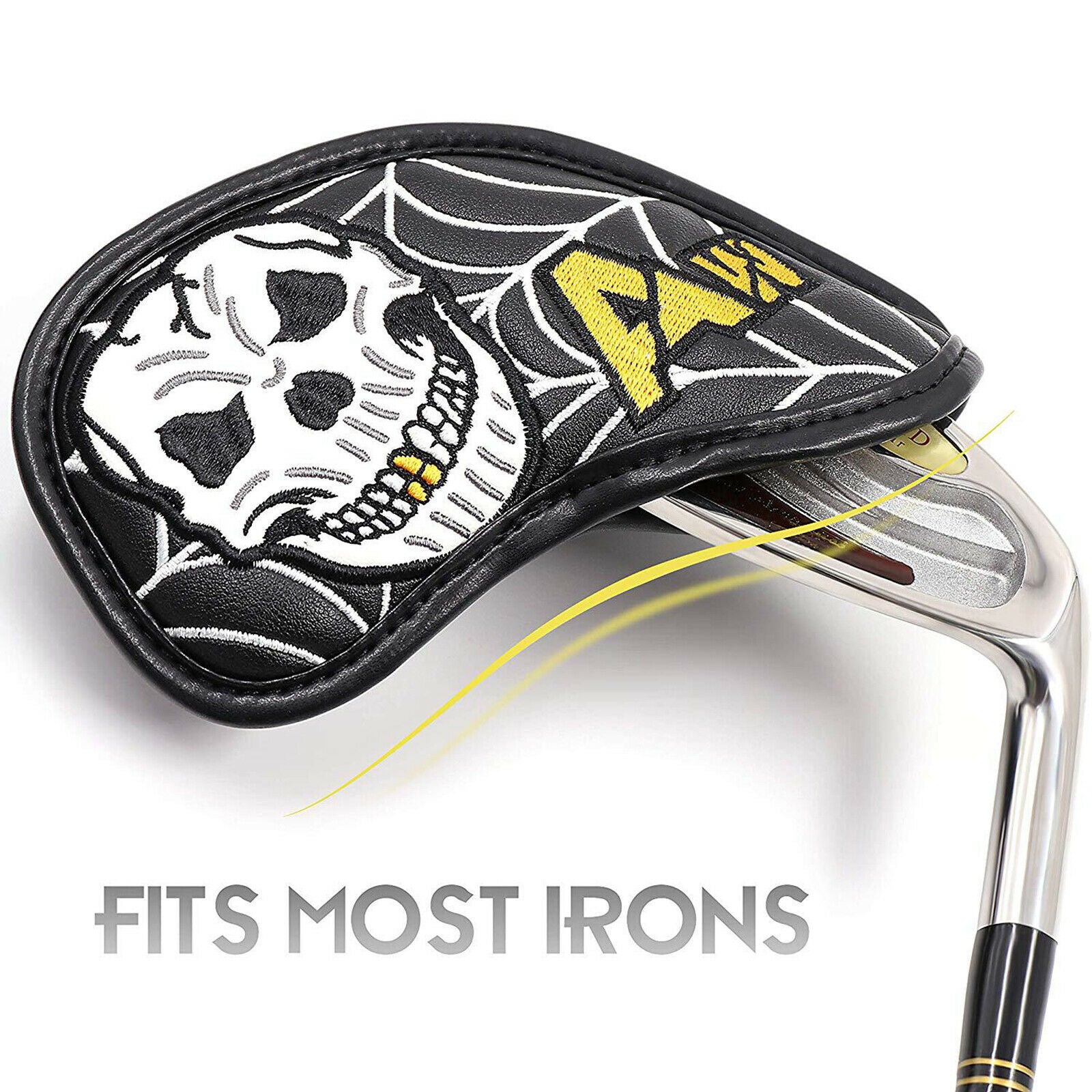 10pcs Waterproof Golf Iron Head Cover Club Headcover Wedges Anti-Scratch