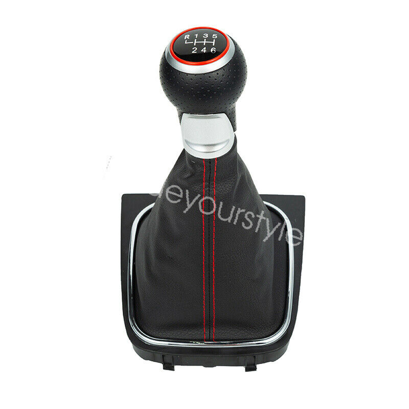 6-Speed Gear Stick Shift Knob FITS VW Jetta GLI Golf 5 MK5 6 MK6 GTI GTD R32 R20