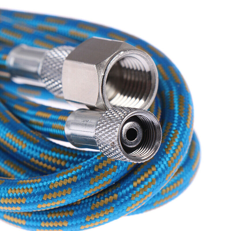 6FT(1.8m) Airbrush Air Hose Tool 1/8"-1/4" Adaptor fitting Coupling KitJCAUJ Tt