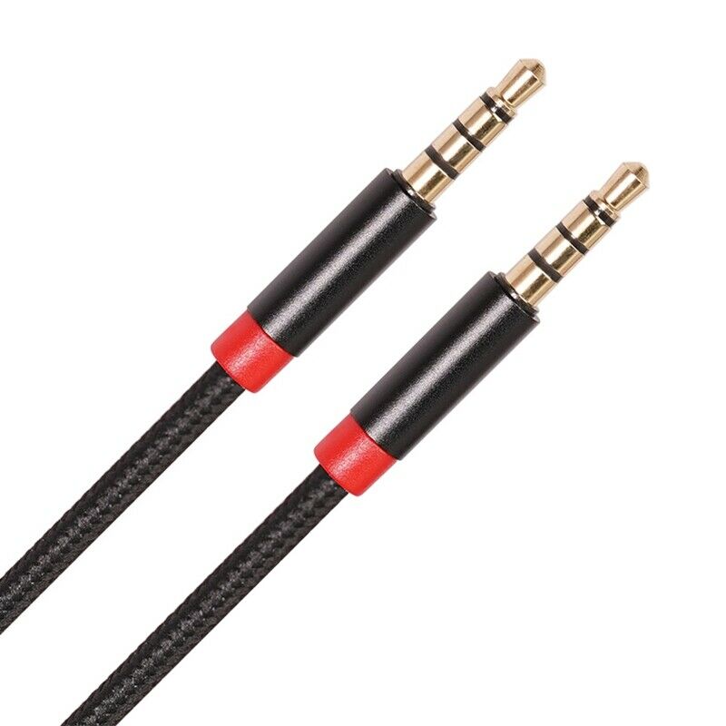 3.5mm Jack AUX AUDIO Male to Female Extension Cable with Microphone Stereo 3.5B2