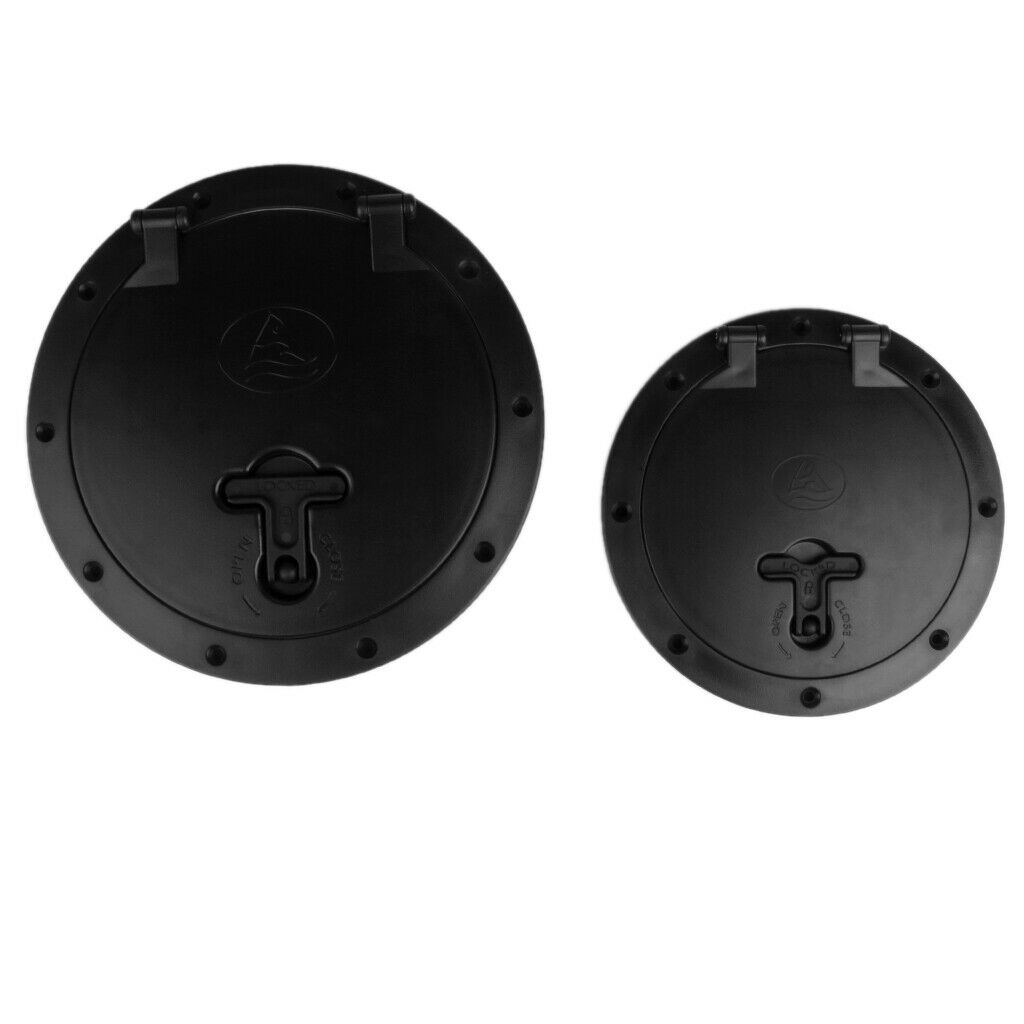 6'' ABS Marine Hatch Cover Twist out Deck Plate w/ Waterproof Bag Boat Kayak