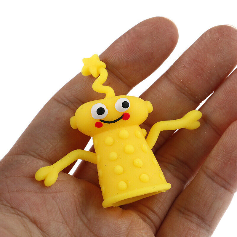 4Pcs/Set Expression Hand Puppet Children Finger Puppet Parent Storytellin.l8