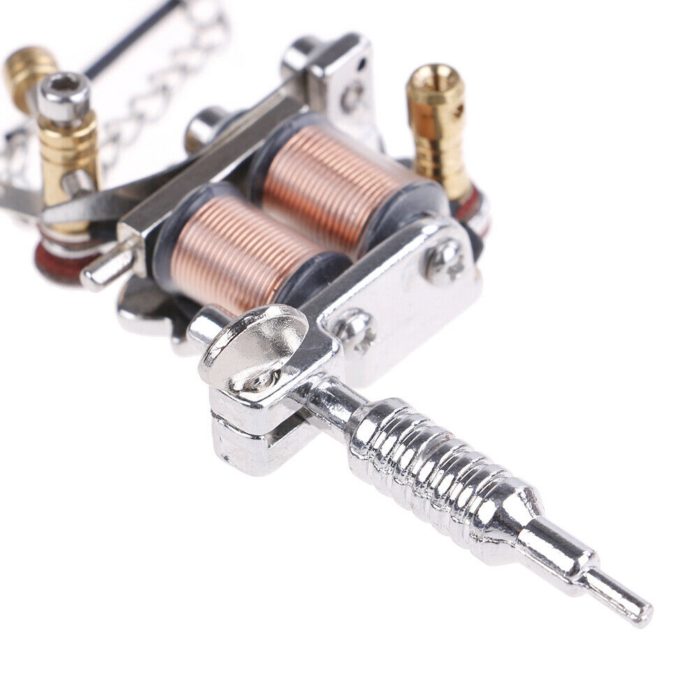 1X Mini Tattoo Machine Tattoo Keychain Key Holder Punk Style As Pendant O.l8